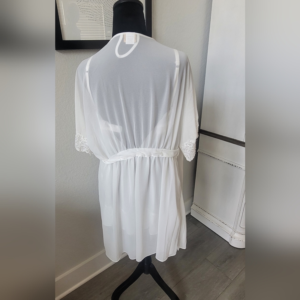 Cinema Etoile Babydol And Robe Set - White - Picture 8 of 9